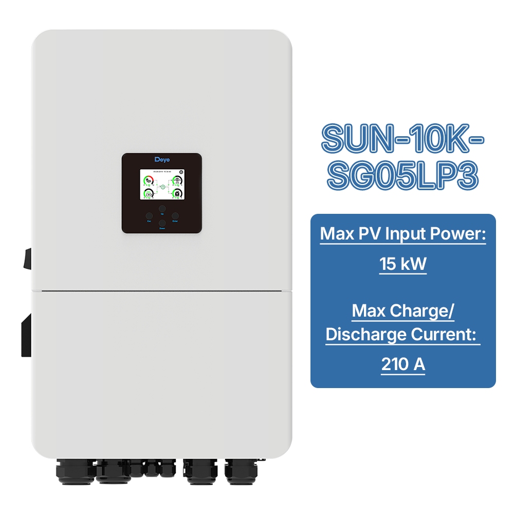 DEYE SUN-10K-SG05LP3-EU | 10 kW | Low Voltage 3-Phase Hybrid Inverter