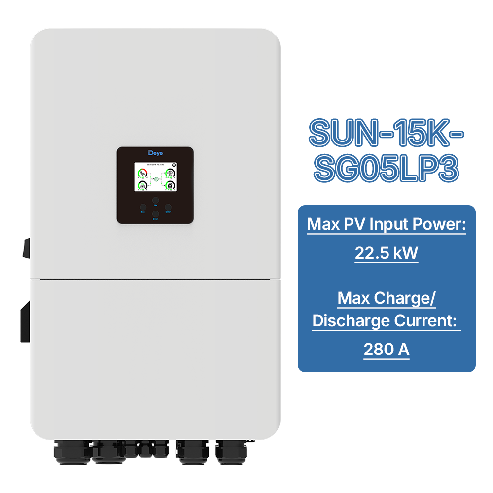 DEYE  SUN-15K-SG05LP3-EU | 15kW | Low Voltage 3-Phase Hybrid Inverter