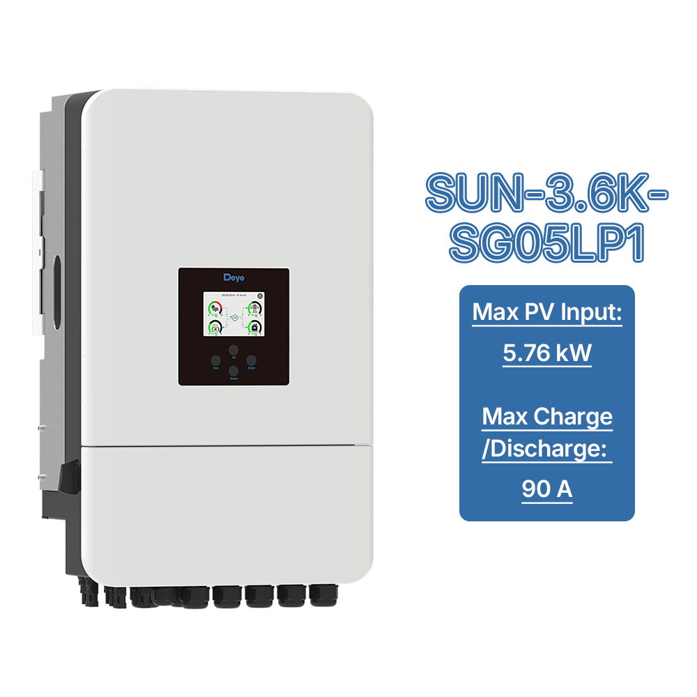 DEYE SUN-3.6K-SG05LP1-EU | 3.6 kW | Low Voltage Single Phase Hybrid Inverter