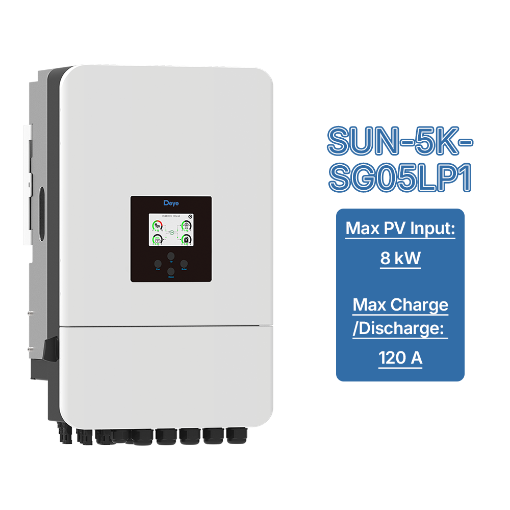DEYE SUN-5K-SG05LP1-EU | 5.0 kW | Low Voltage Single Phase Hybrid Inverter