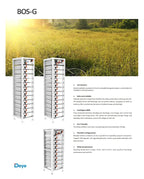 Deye BOS-G HVB750V/100A-EU | High Voltage Rack Battery (Control Box + BC Cable)